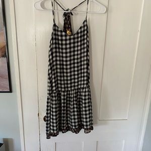 Flowy multi patterned dress